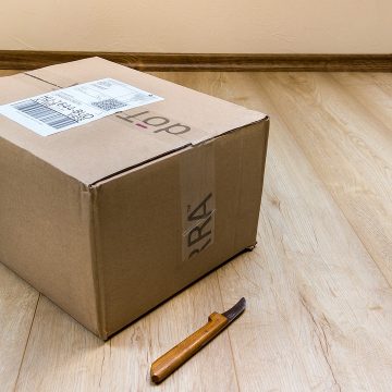 What is the risk of bad preparation of a package for shipment?
